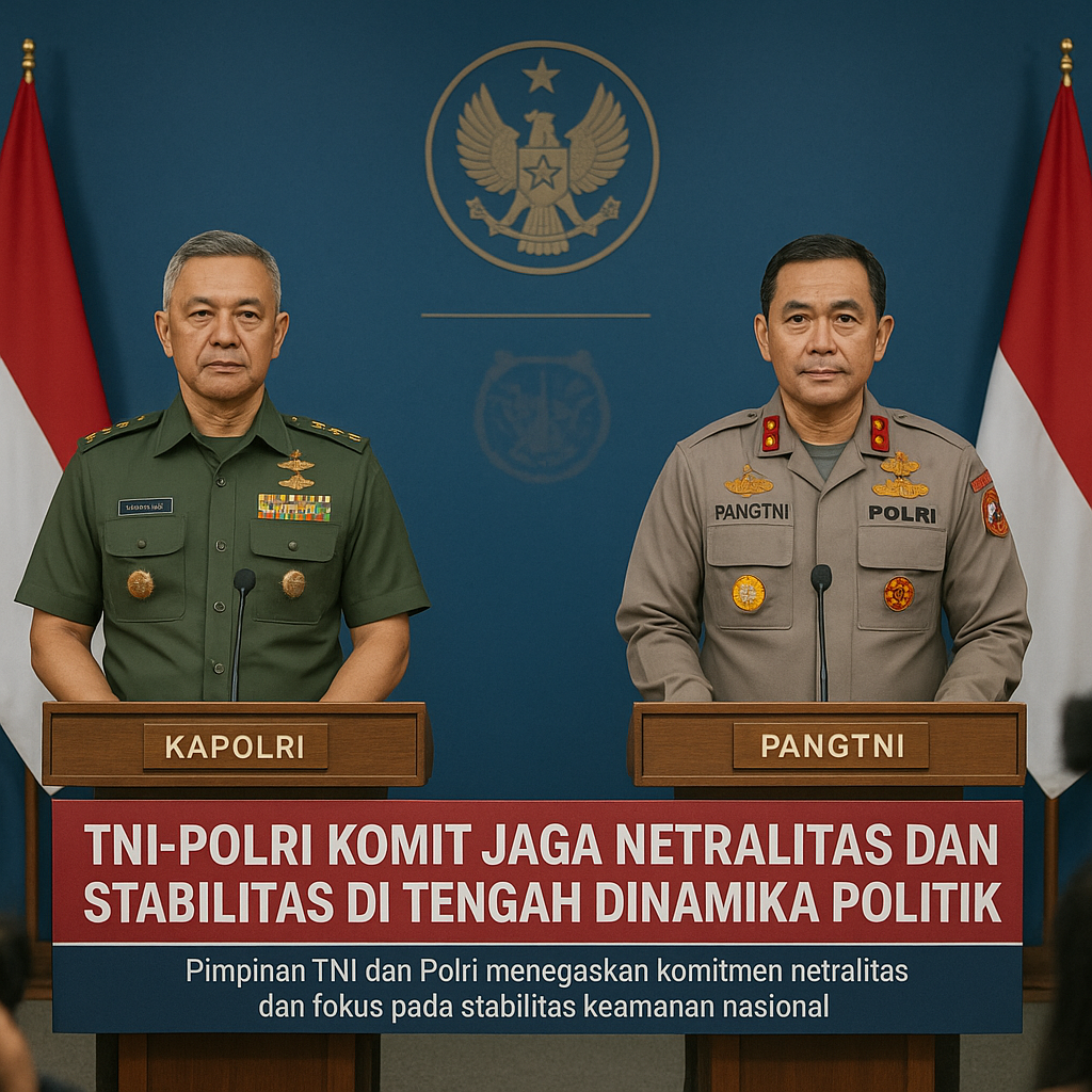 TNI-Polri Komit Jaga Netralitas dan Stabilitas di Tengah Dinamika Politik