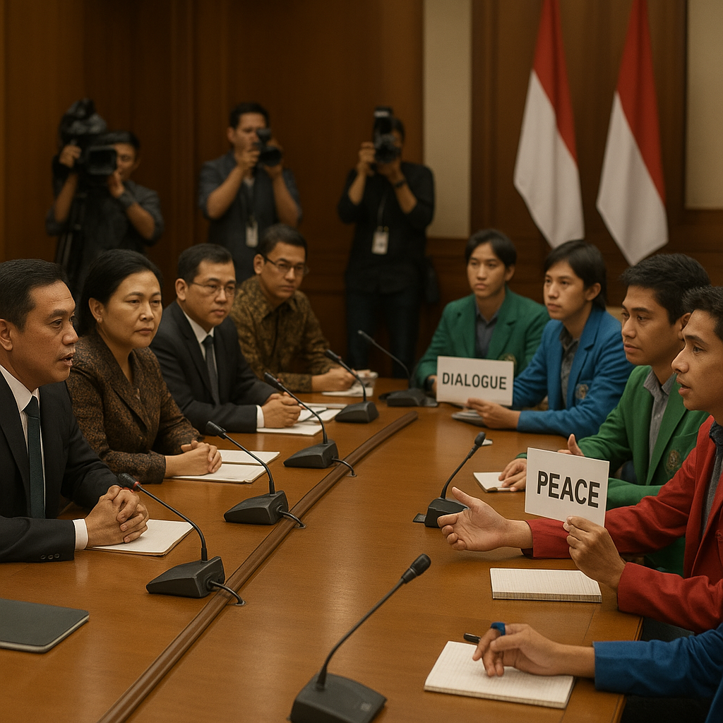 Pimpinan DPR Pilih Meja Dialog Alih-alih Barikade untuk Menyambut Aspirasi Mahasiswa