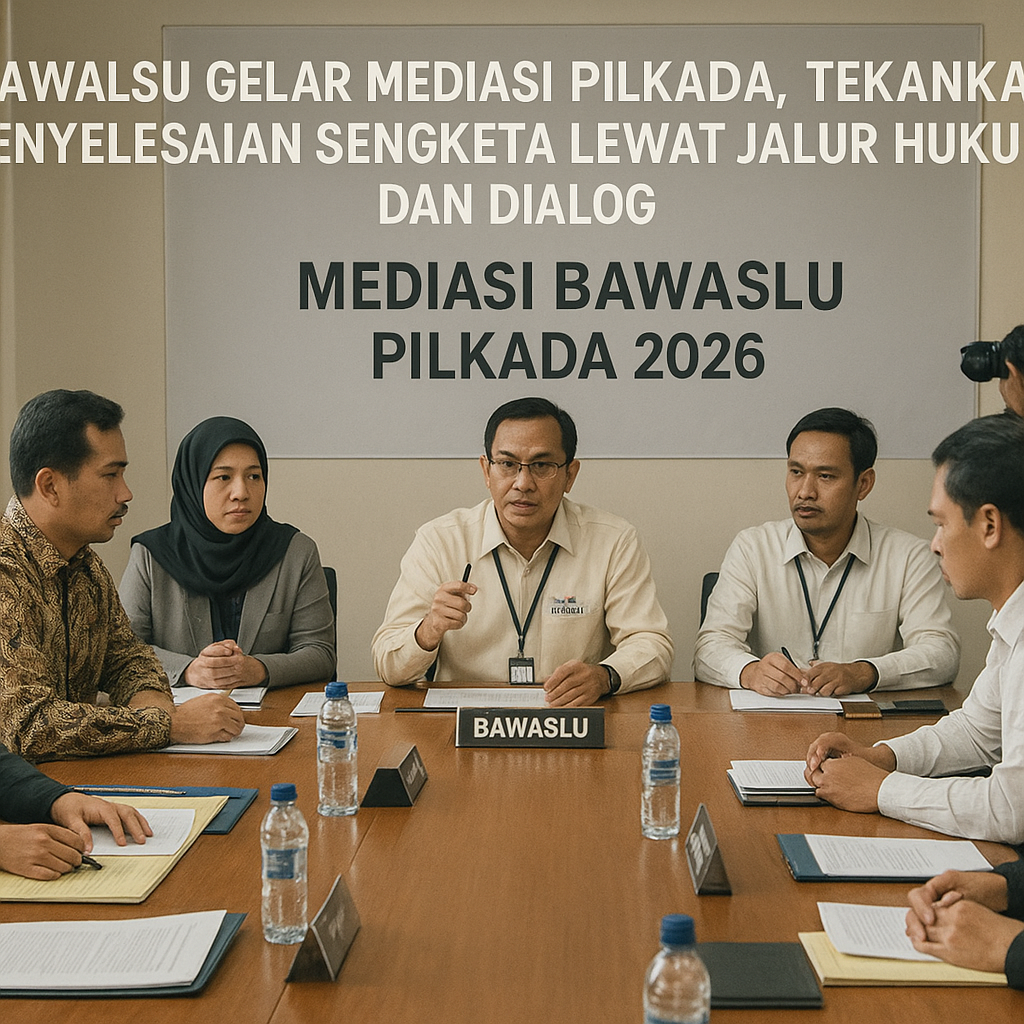 Bawaslu Gelar Mediasi Pilkada, Tekankan Penyelesaian Sengketa Lewat Jalur Hukum dan Dialog