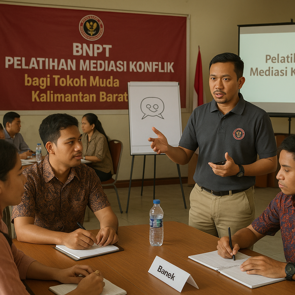 BNPT Gelar Pelatihan Mediasi Konflik bagi Tokoh Muda di Kalimantan Barat