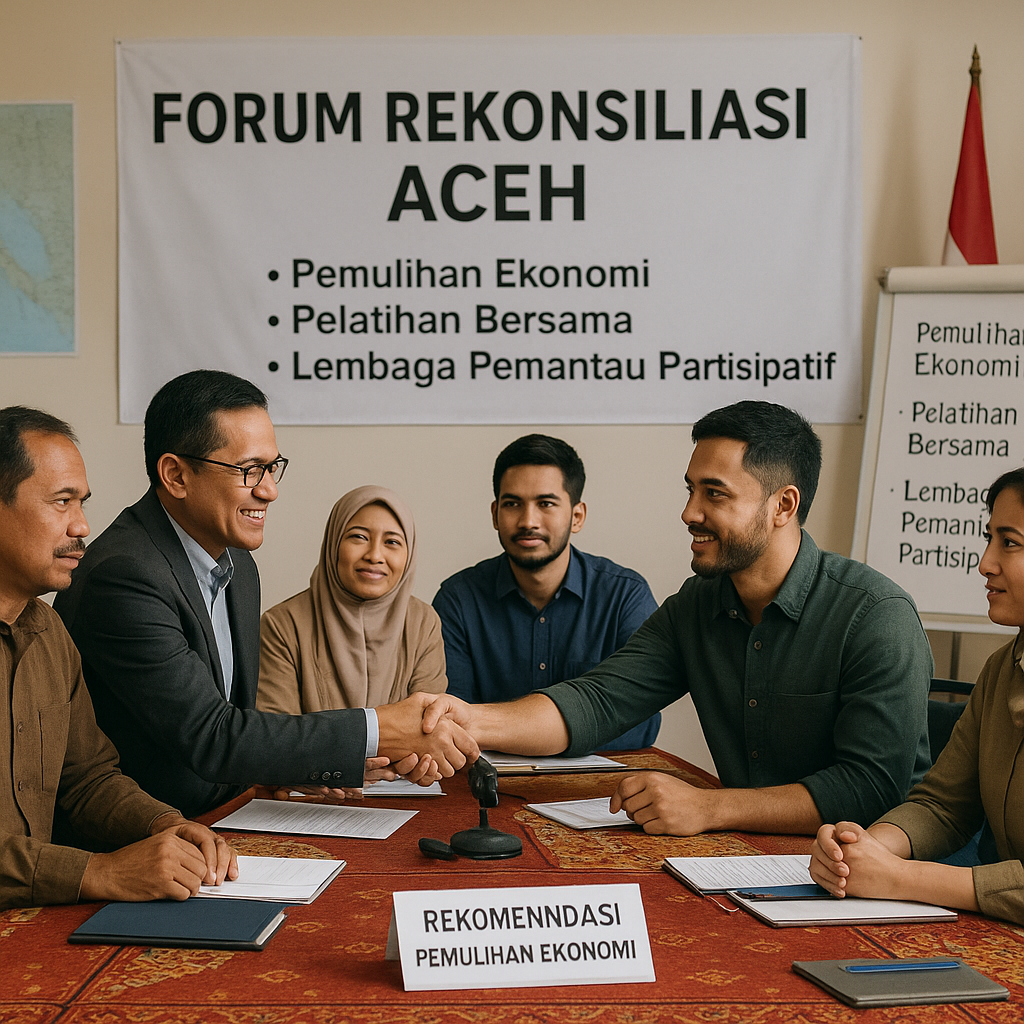 Forum Rekonsiliasi di Aceh Hasilkan Rekomendasi untuk Pemulihan Ekonomi Pasca-Konflik