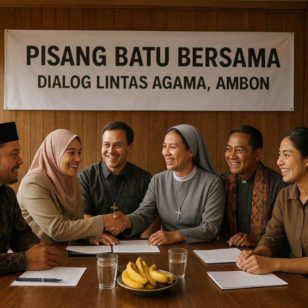 Tokoh Lintas Agama di Ambon Gelar Dialog Rutin untuk Perkuat Toleransi
