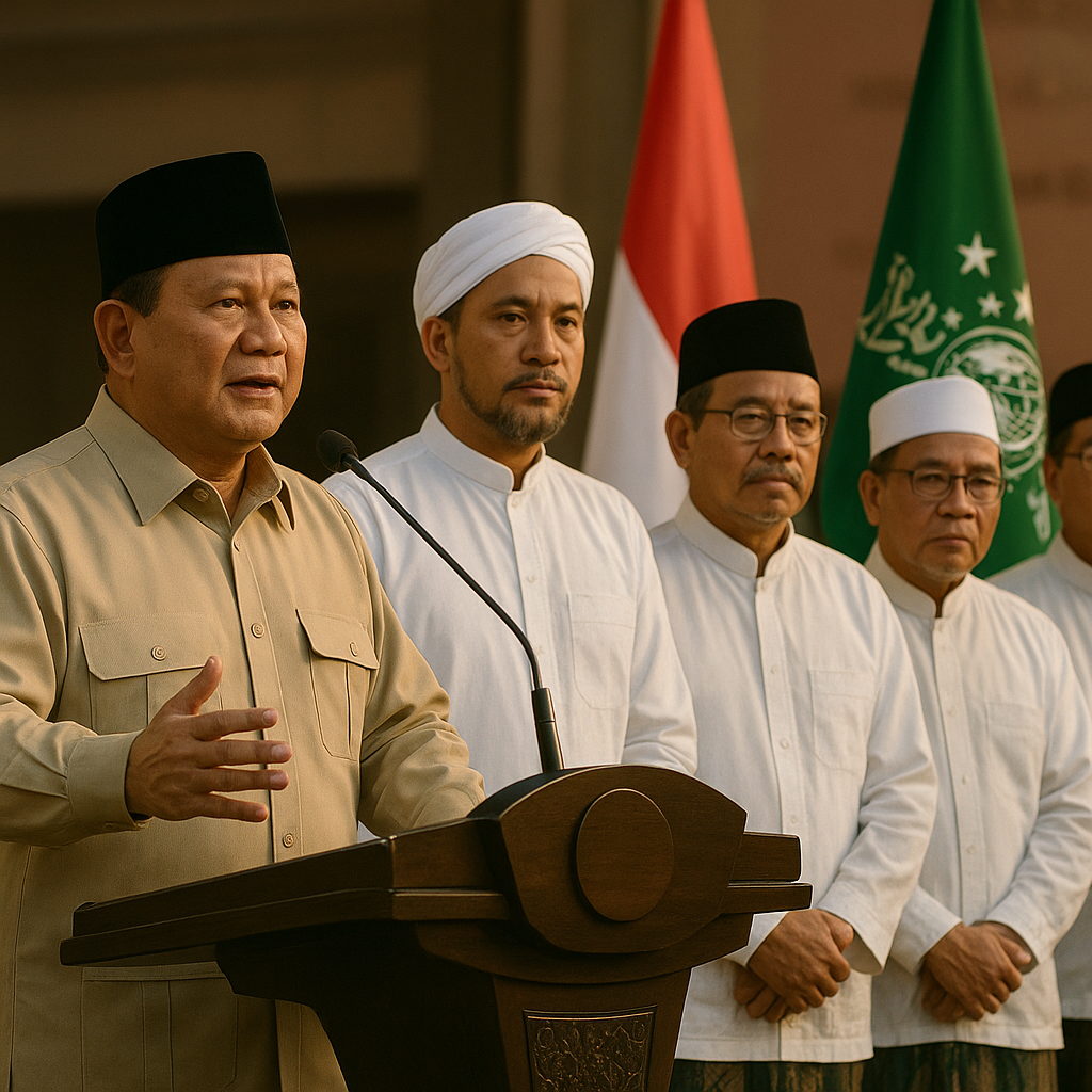 Prabowo Sebut NU Selalu Jadi Penjaga Stabilitas Bangsa di Masa Sulit