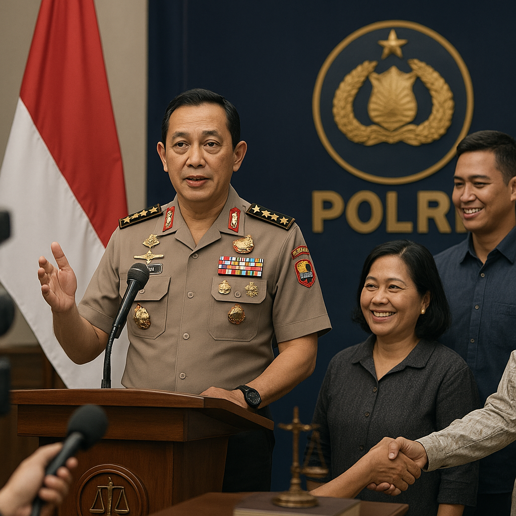 Kapolri: Pendekatan Humanis dan Hukum Berkeadilan Prioritas Dalam Menjaga Kamtibmas