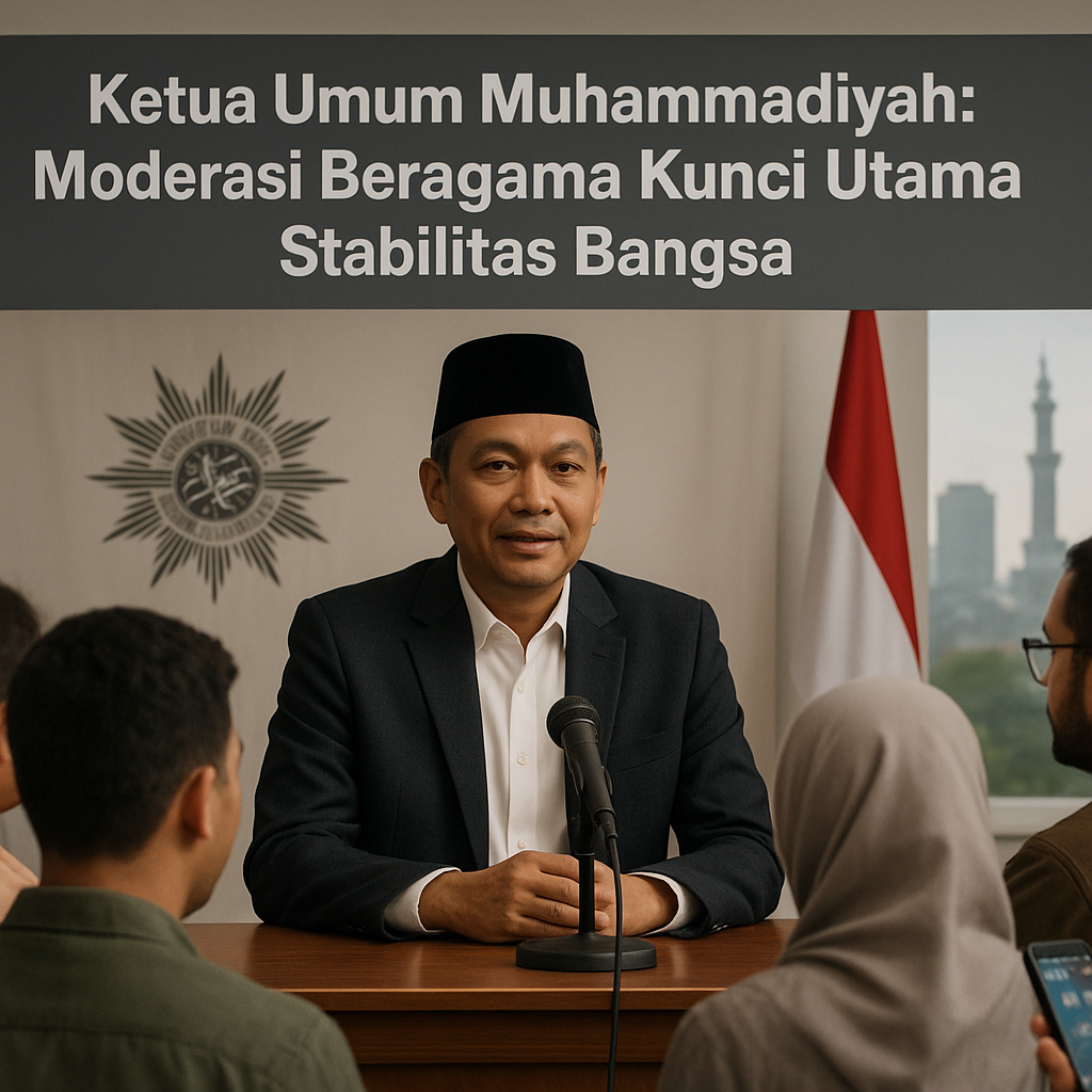 Ketua Umum Muhammadiyah: Moderasi Beragama Kunci Utama Stabilitas Bangsa