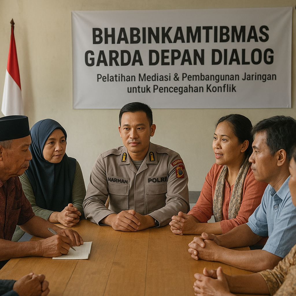 Polri Luncurkan Program 'Bhabinkamtibmas Garda Depan Dialog' di Daerah Rawan Konflik