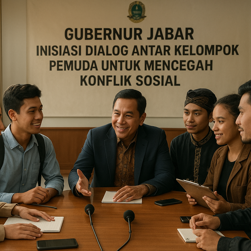Gubenur Jabar Inisiasi Dialog Antar Kelompok Pemuda untuk Mencegah Konflik Sosial