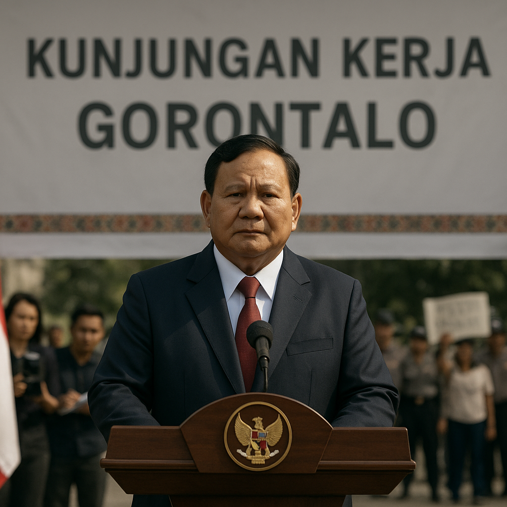 Prabowo Sentil Dalang Demo Bayaran di Gorontalo dan Ajak Bangsa Kompak