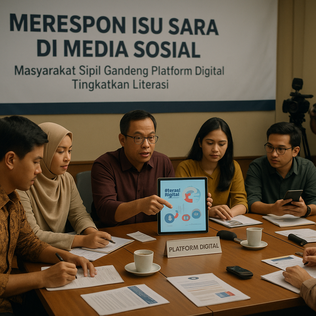 Merespon Isu SARA di Media Sosial, Masyarakat Sipil Gandeng Platform Digital Tingkatkan Literasi