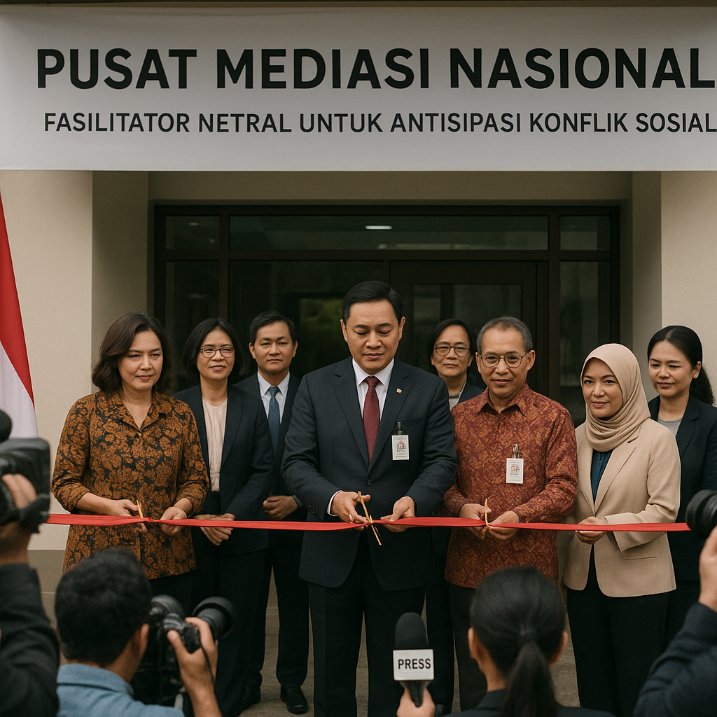 Pemerintah Resmi Luncurkan Pusat Mediasi Nasional untuk Antisipasi Konflik Sosial