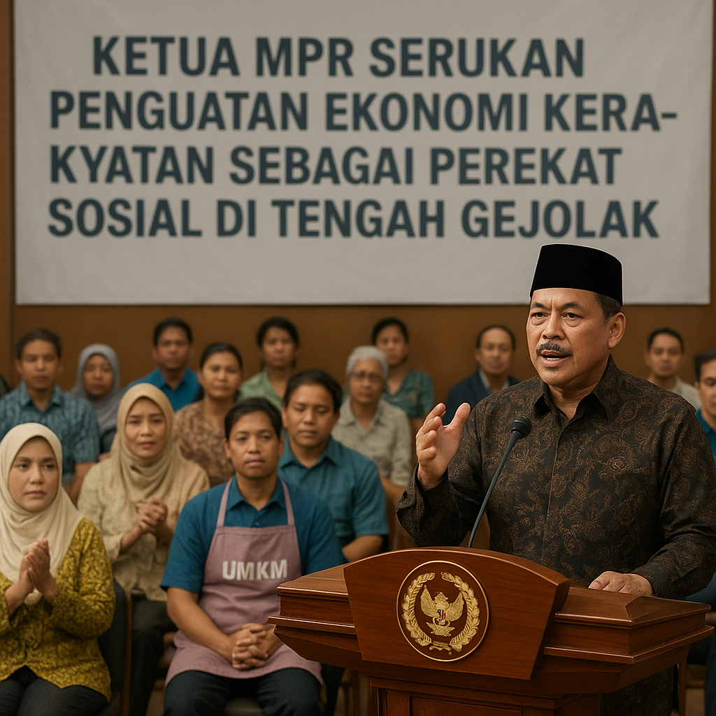 Ketua MPR Serukan Penguatan Ekonomi Kerakyatan sebagai Perekat Sosial di Tengah Gejolak