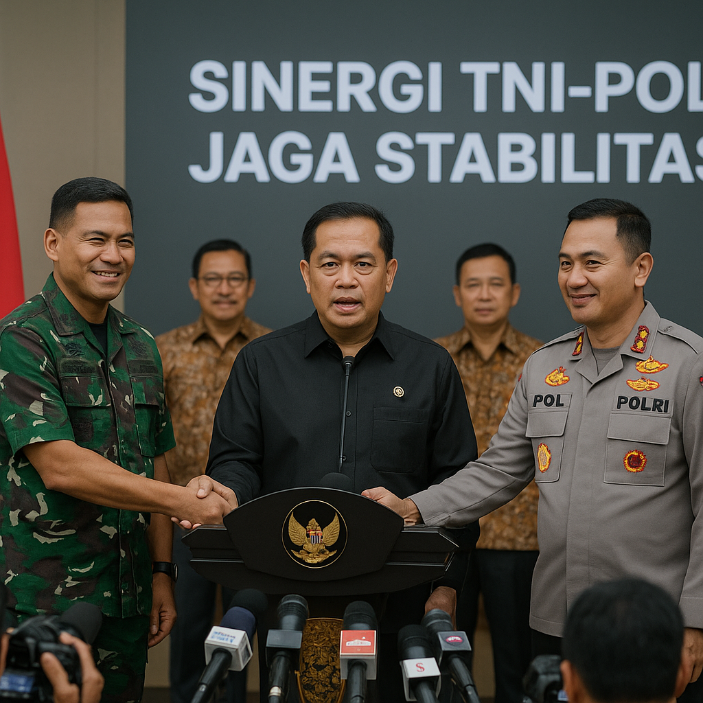 Menko Polhukam: Sinergi TNI-Polri Kunci Jaga Stabilitas di Daerah Rawan Konflik
