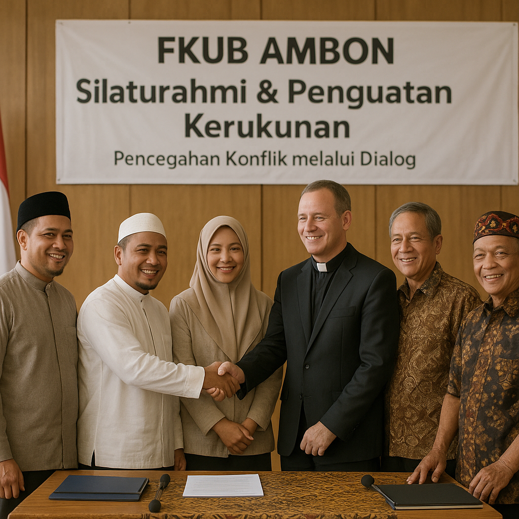 Tokoh Lintas Agama di Ambon Gelar Silaturahmi, Perkuat Komitmen Jaga Kerukunan