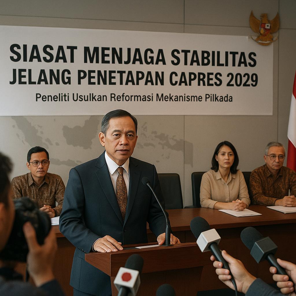 Siasat Menjaga Stabilitas Jelang Penetapan Capres 2029: Peneliti Usulkan Reformasi Mekanisme Pilkada