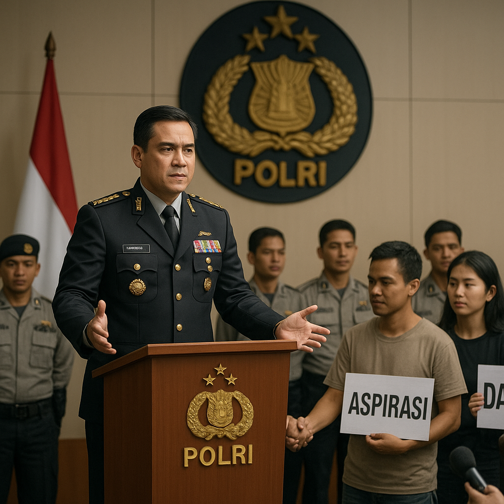 Kapolri Ingatkan Aparat Jaga Profesionalisme dan Netralitas Hadapi Unjuk Rasa