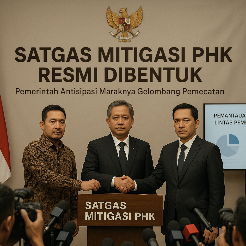 Satgas Mitigasi PHK Resmi Dibentuk, Pemerintah Antisipasi Maraknya Gelombang Pemecatan