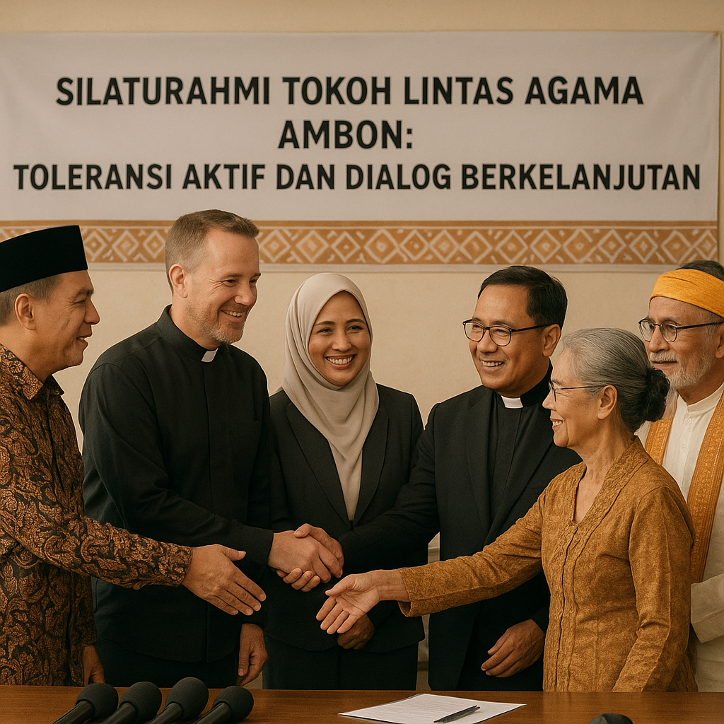 Tokoh Lintas Agama di Ambon Gelar Silaturahmi, Tekankan Toleransi Aktif