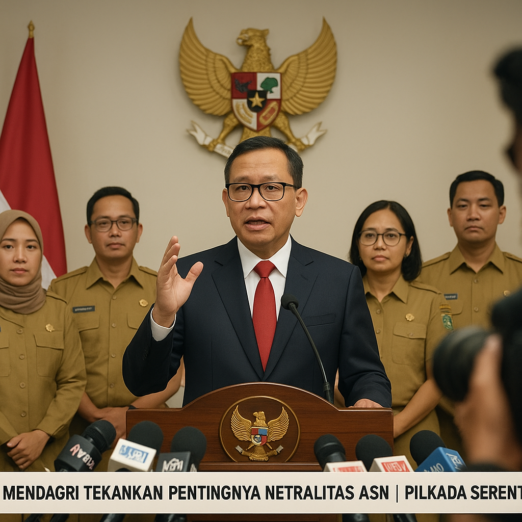 Mendagri Tekankan Pentingnya Netralitas ASN Jelasan Pilkada Serentak 2027