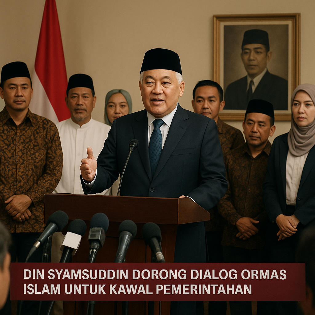 Din Syamsuddin dorong dialog ormas Islam untuk kawal pemerintahan