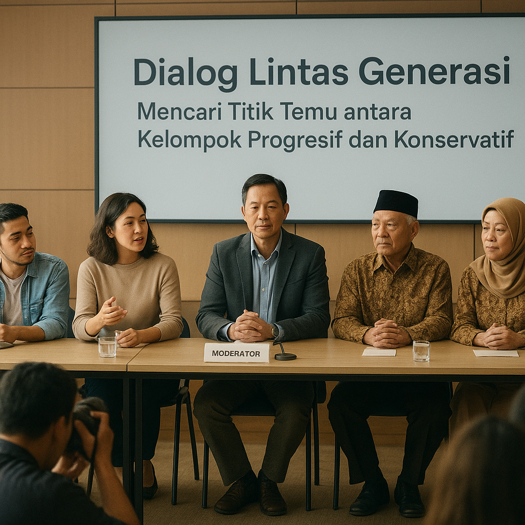 Dialog Lintas Generasi: Mencari Titik Temu antara Kelompok Progresif dan Konservatif