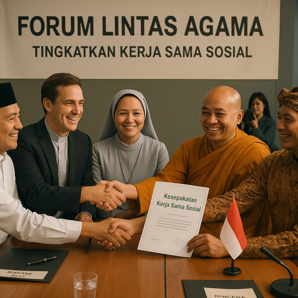Forum Lintas Agama Sepakat Tingkatkan Kerja Sama Sosial di Tengah Polariasi