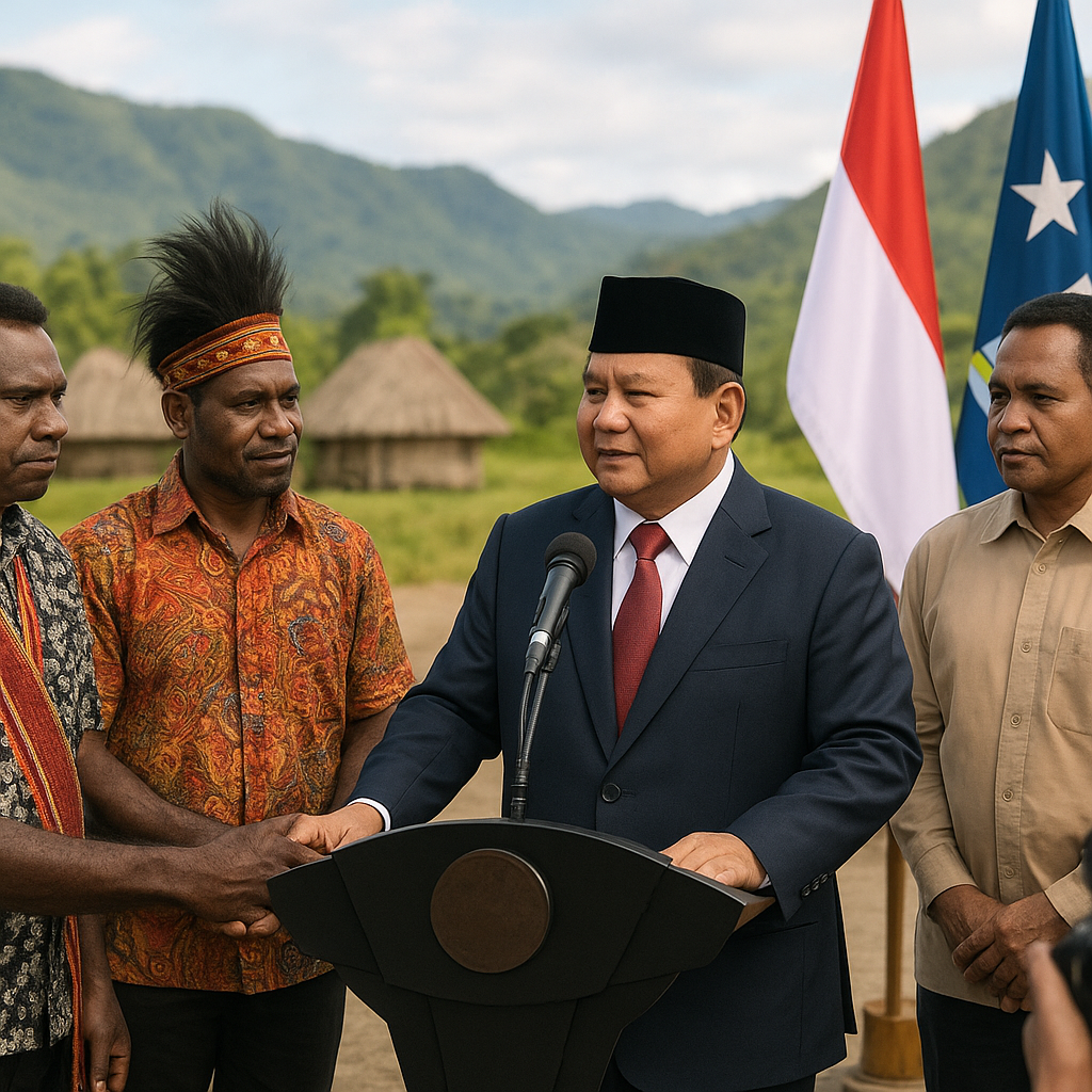 Kunjungan Presiden Prabowo ke Papua Perkuat Komitmen Dialog dan Pembangunan Damai