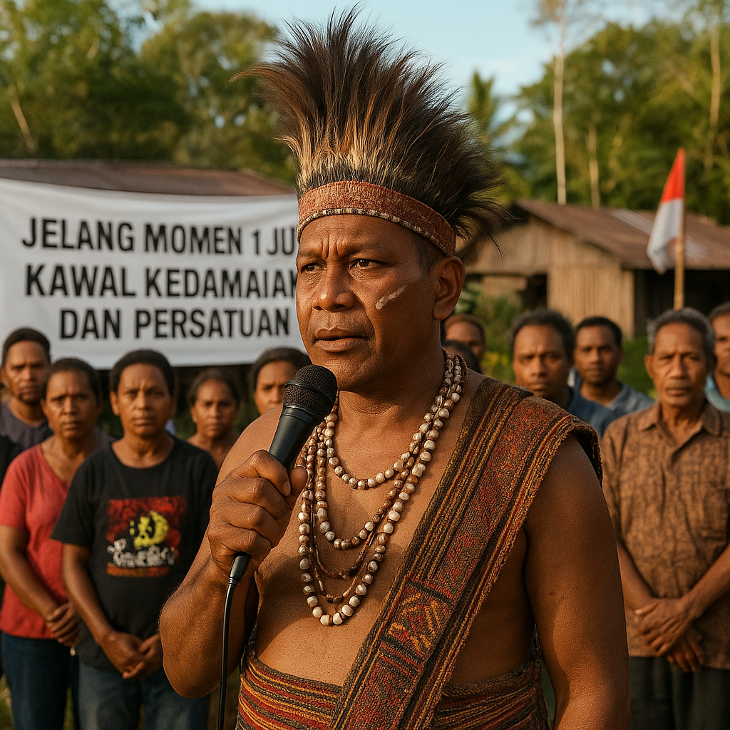 Jelang Momen 1 Juli, Tokoh Tabi-Saireri Ajak Warga Papua Kawal Kedamaian dan Persatuan