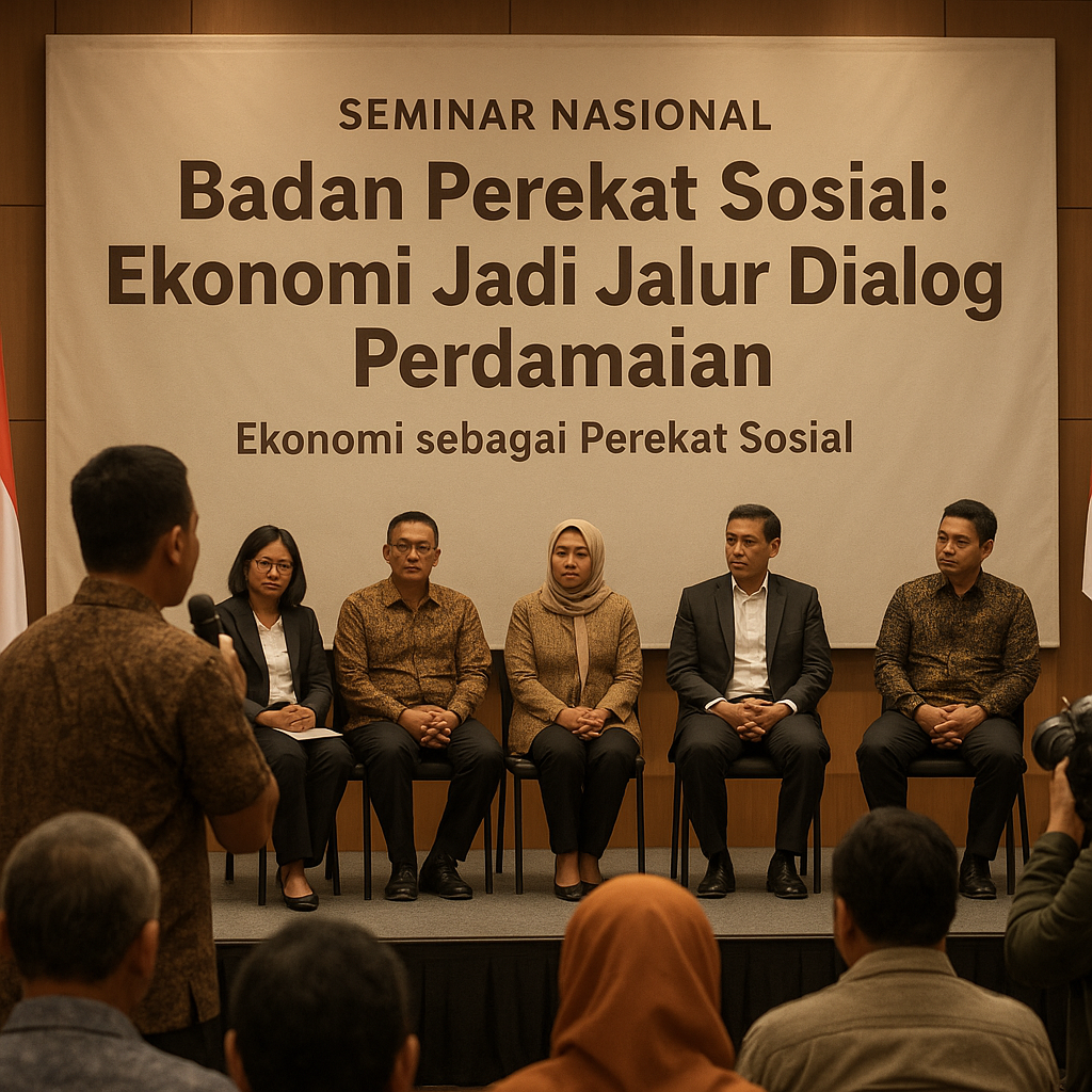 Badan Perekat Sosial: Ekonomi Jadi Jalur Dialog Perdamaian