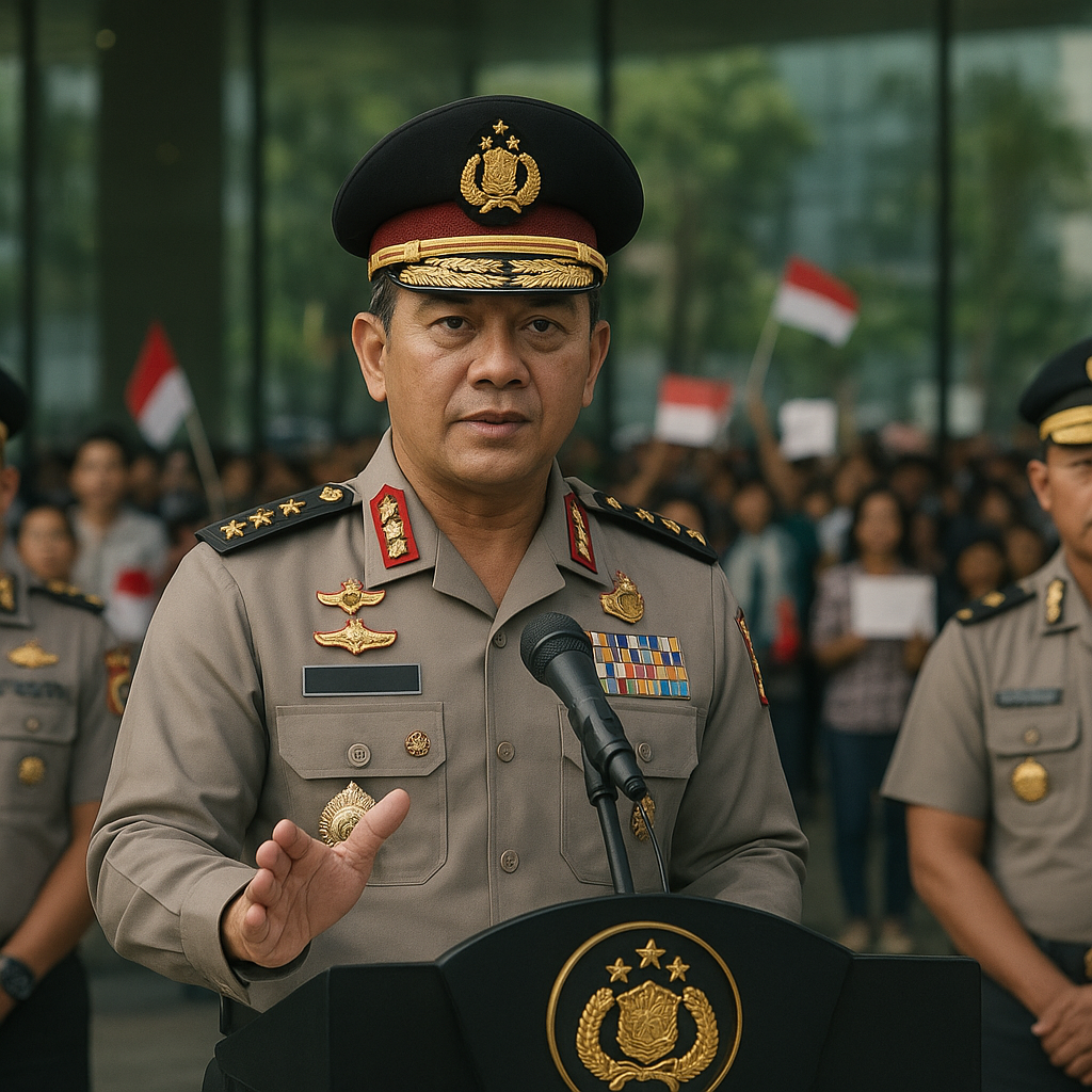 Kapolri Instruksikan Jajarannya Jadi Penjaga Demokrasi yang Dewasa
