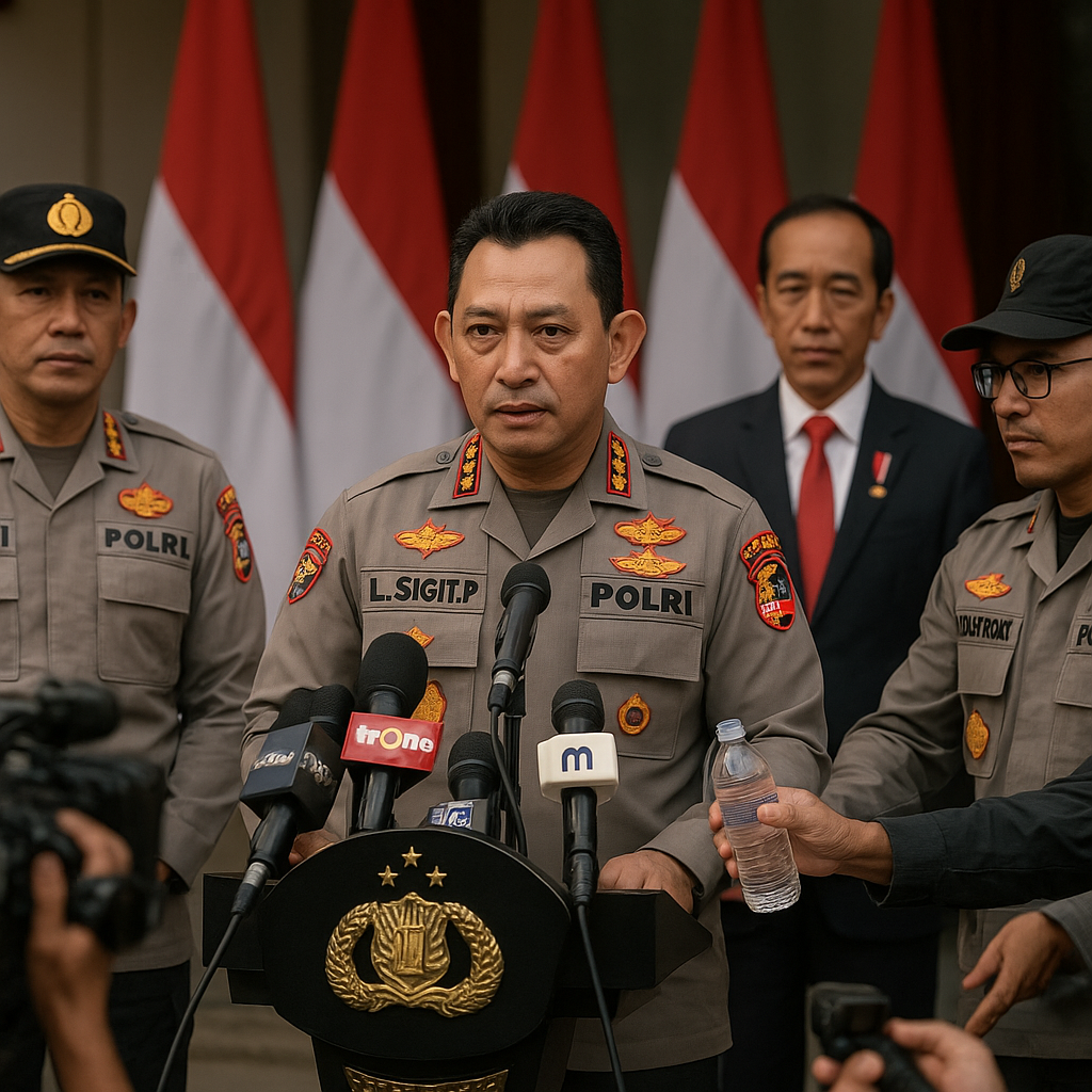 Kapolri Pastikan Anggotanya Bersikap Humanis Saat Pengamanan Unjuk Rasa: Pelaku Anarkis Akan Ditindak Tegas