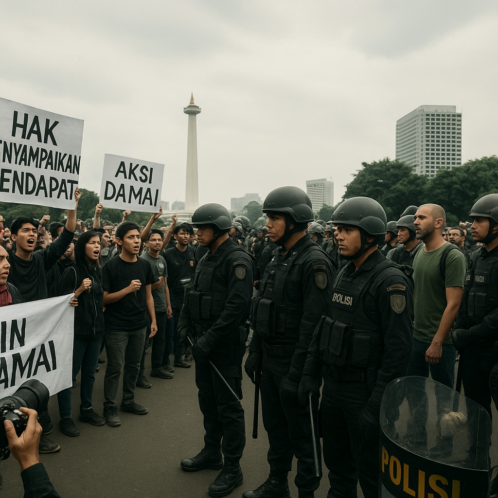Dua Aksi Unjuk Rasa Digelar di Jakarta, Kepolisian Siagakan Ribuan Personel