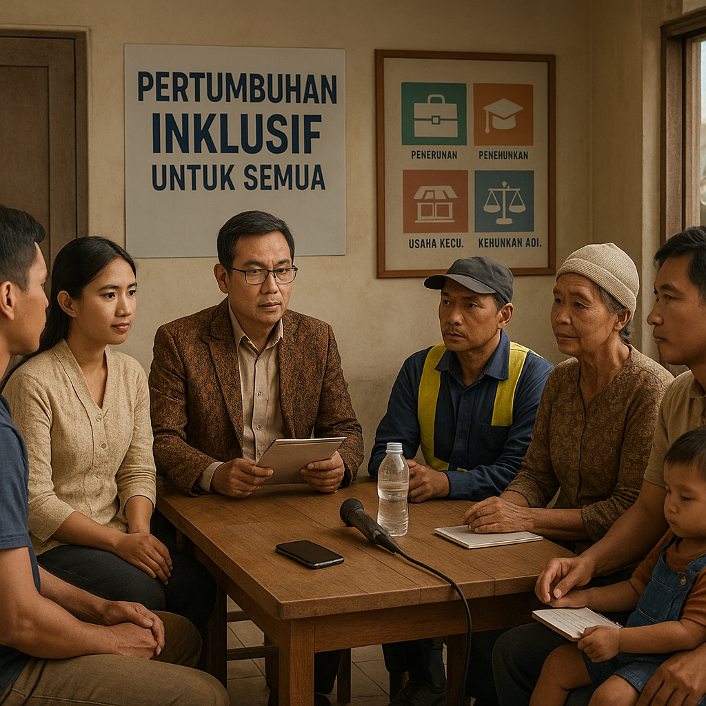Ekonom: Pertumbuhan Inklusif Kunci Redam Ketegangan Sosial