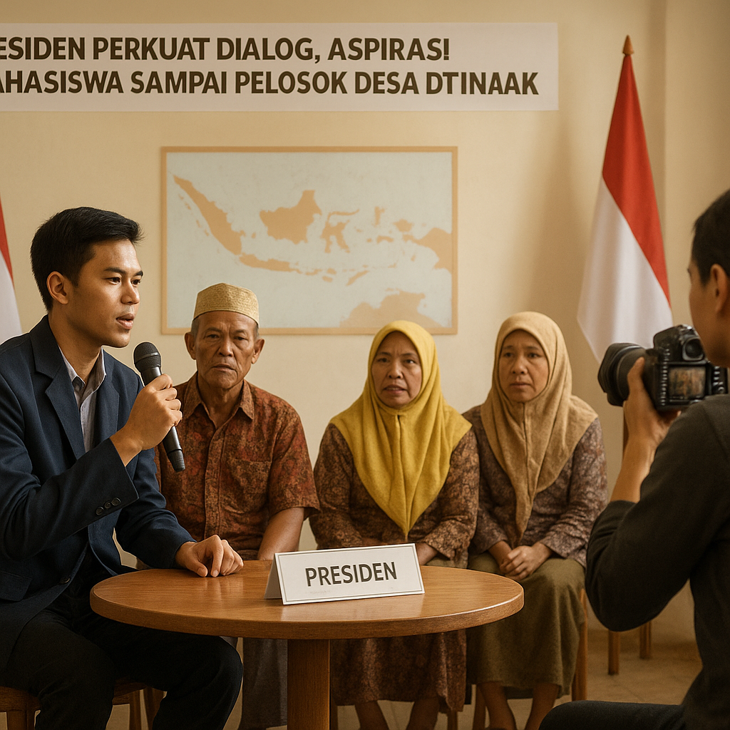 Presiden Perkuat Dialog, Aspirasi Mahasiswa Sampai Pelosok Desa Ditindaklanjuti