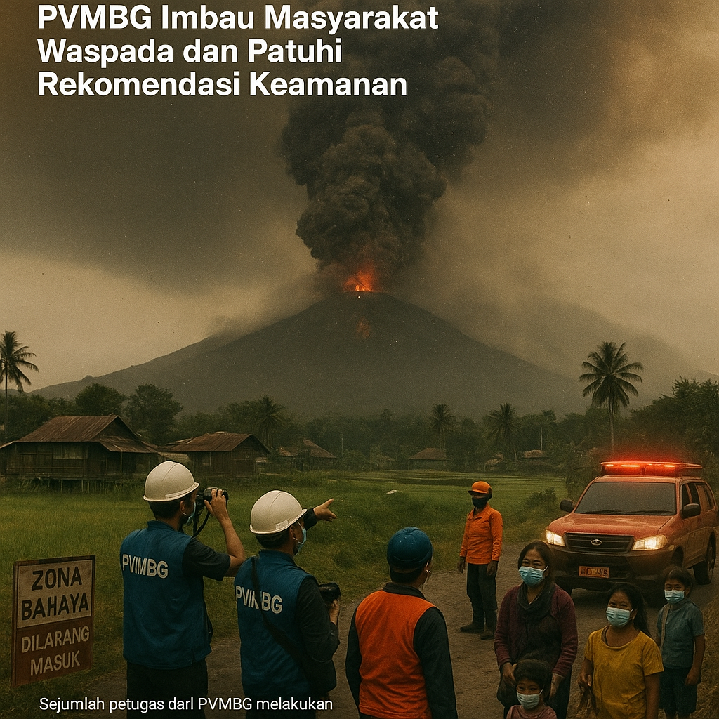 Gunung Semeru Erupsi, PVMBG Imbau Masyarakat Waspada dan Patuhi Rekomendasi Keamanan