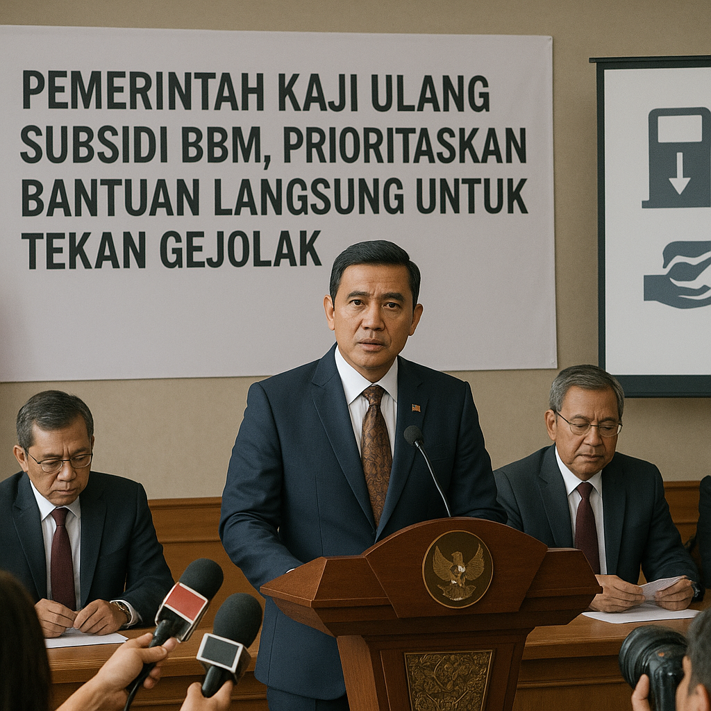Pemerintah Kaji Ulang Subsidi BBM, Prioritaskan Bantuan Langsung untuk Tekan Gejolak