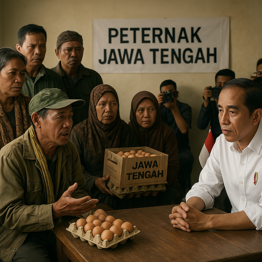 Peternak Mengadu ke Jokowi usai Harga Ayam dan Telur Anjlok