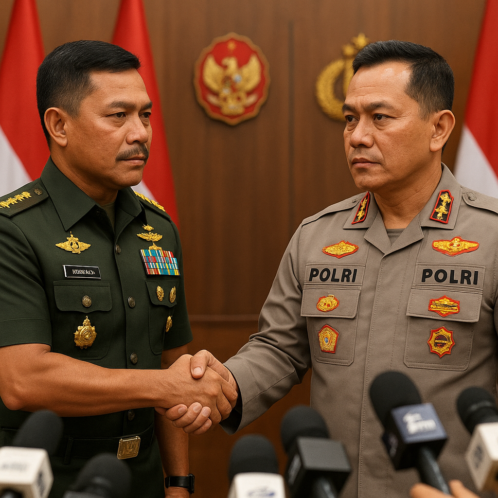 Panglima TNI: Sinergi TNI-Polri Kunci Utama Menjaga Stabilitas Keamanan Nasional