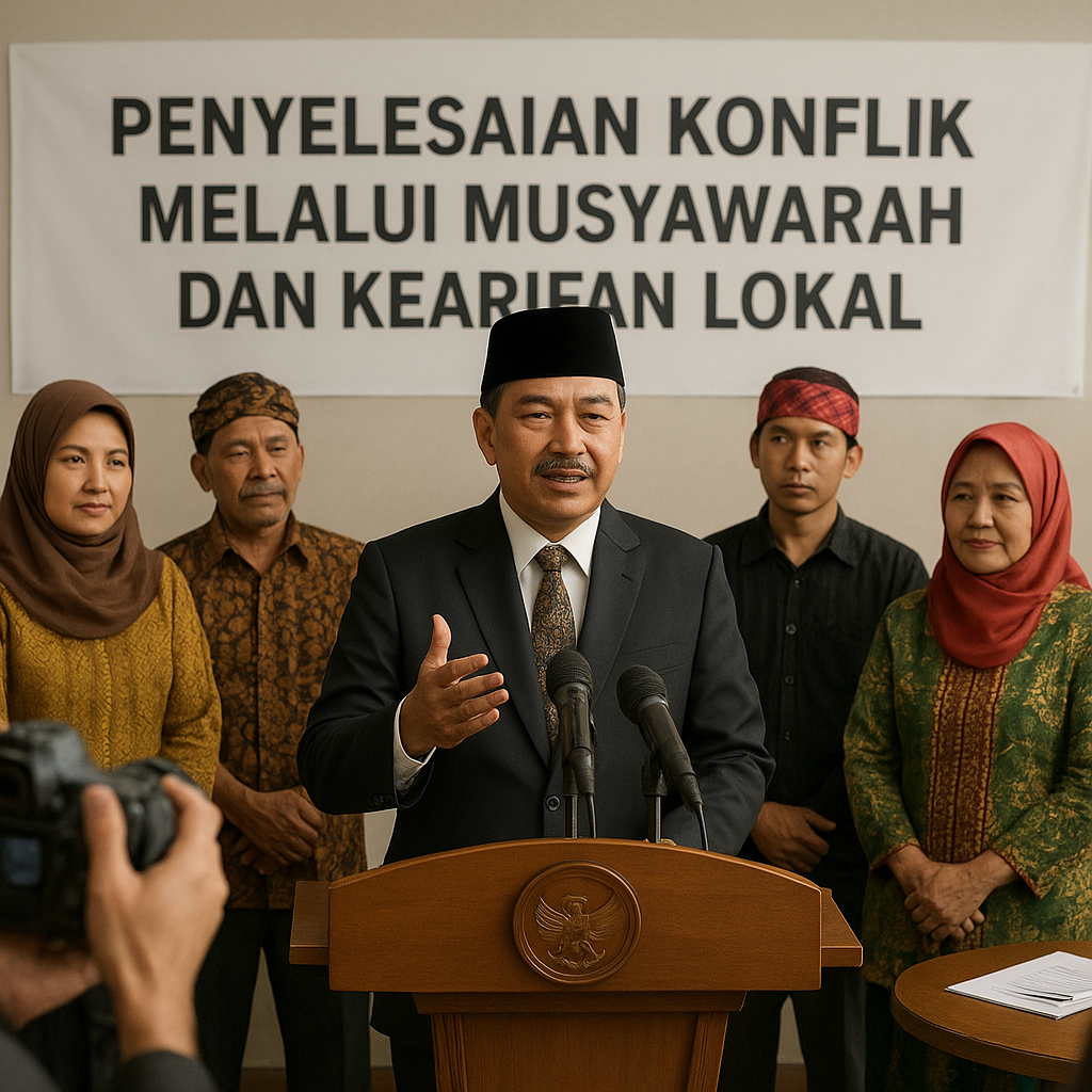Ketua MPR Dorong Penyelesaian Konflik Sosial Melalui Musyawarah dan Kearifan Lokal