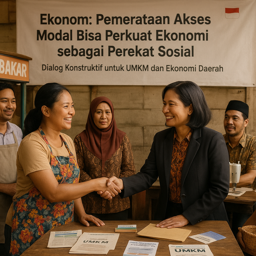 Ekonom: Pemerataan Akses Modal Bisa Perkuat Ekonomi sebagai Perekat Sosial
